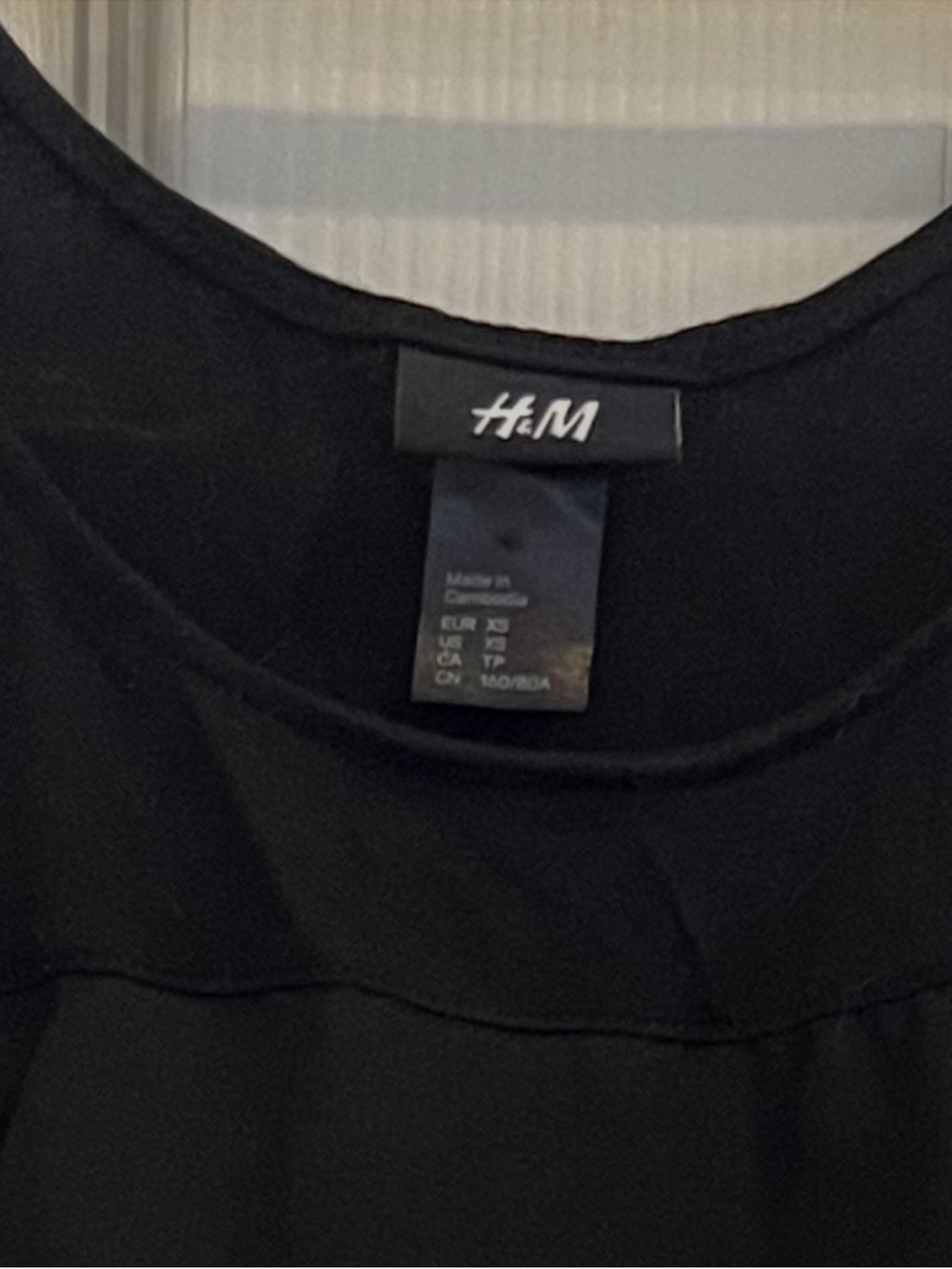 H&M Black Layered Ruffle Tank Top - Picture 7 of 7